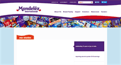 Desktop Screenshot of mondelezinternational.com